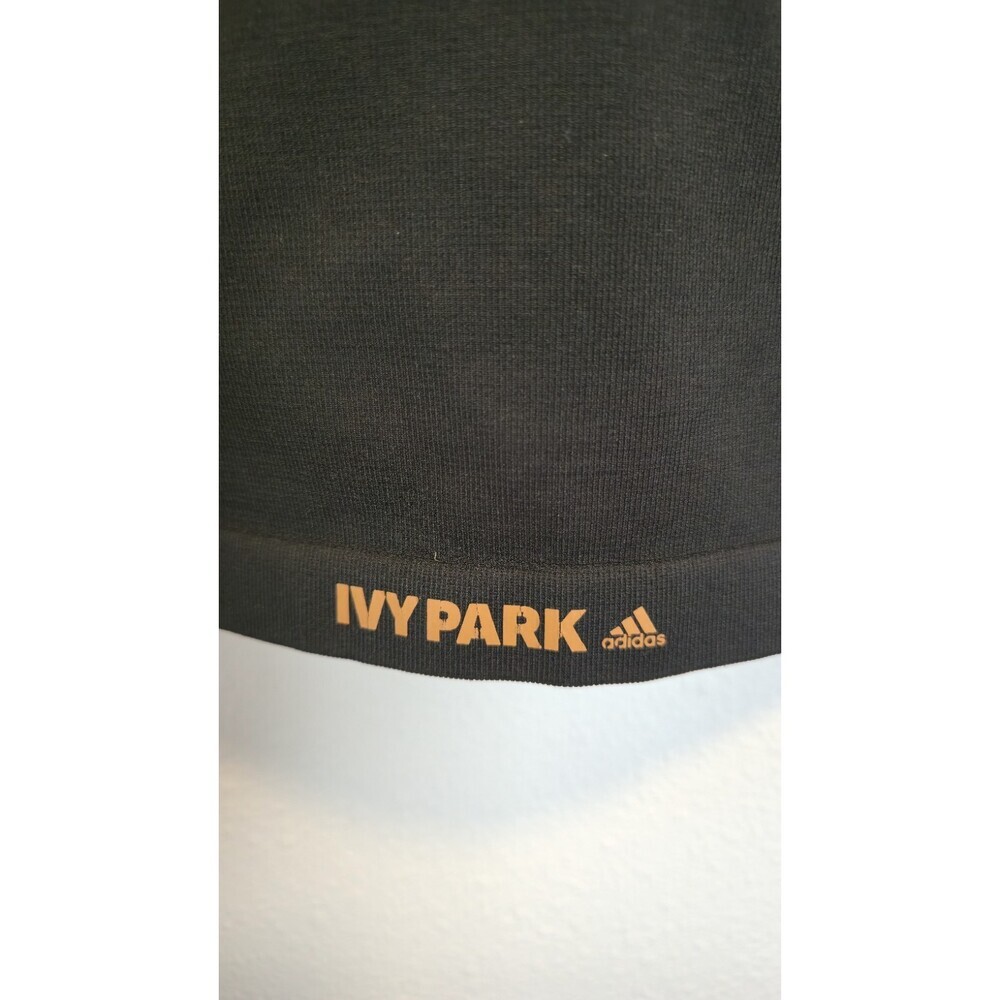 Adidas x IVY PARK Black Structured Knit Bustier Crop Top Women's M Medium - Picture 3 of 12